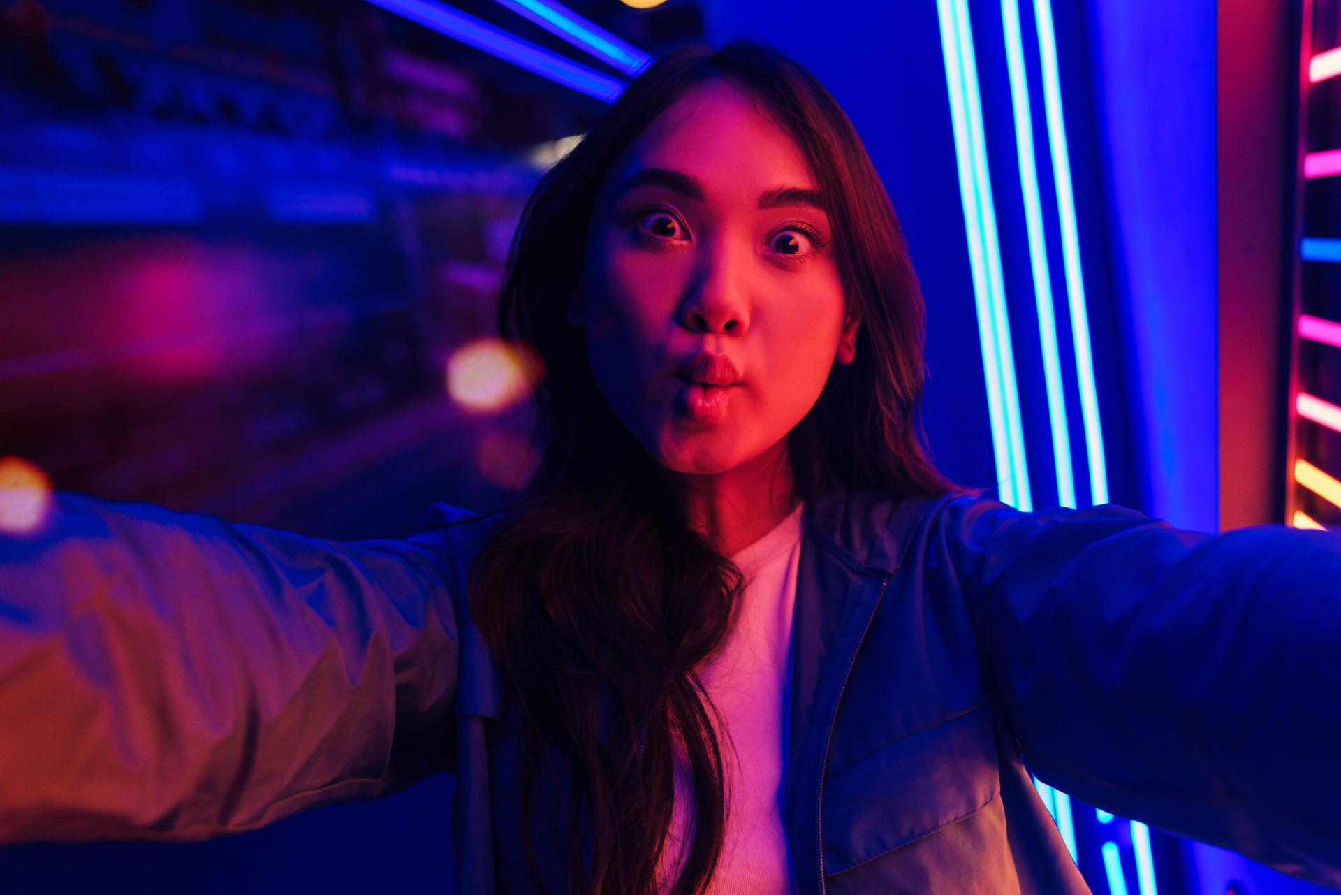 TikTok creator filming content